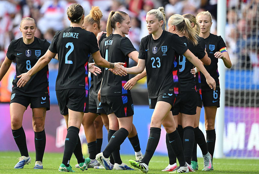 England v Jamaica LIVE: Latest score and updates, Sarina Wiegman delighted with England performance ahead of Euros opener, England Euro 2025 schedule, Wiegman: "There’s huge potnetial in this squad", Stanway reacts, Ella Toone reacts, FULL-TIME! England 7-0 Jamaica, FULL-TIME! England 7-0 Jamaica, FULL-TIME! England 7-0 Jamaica, GOAL! England 7-0 Jamaica, England 6-0 Jamaica, England 6-0 Jamaica, England 6-0 Jamaica, England 6-0 Jamaica, England 6-0 Jamaica, GOAL! England 6-0 Jamaica, England 5-0 Jamaica, England 5-0 Jamaica, England 5-0 Jamaica, Who is Aggie Beever-Jones? From Lionesses hat-trick to Euro 2025 breakthrough, England 5-0 Jamaica, England 5-0 Jamaica, GOAL! England 5-0 Jamaica, England 4-0 Jamaica, England 4-0 Jamaica, England 4-0 Jamaica, GOAL! England 4-0 Jamaica, England 3-0 Jamaica, England 3-0 Jamaica, England 3-0 Jamaica, England 3-0 Jamaica, KICK-OFF! England 3-0 Jamaica, HT: England 3-0 Jamaica, England 3-0 Jamaica, HALF-TIME! England 3-0 Jamaica, England 3-0 Jamaica, England 3-0 Jamaica, GOAL! England 3-0 Jamaica, England 2-0 Jamaica, England 2-0 Jamaica, England 2-0 Jamaica, England 2-0 Jamaica, England 2-0 Jamaica, England 2-0 Jamaica, GOAL! England 2-0 Jamaica, GOAL! England 2-0 Jamaica, England 1-0 Jamaica, England 1-0 Jamaica, England 1-0 Jamaica, DISALLOWED GOAL! England 1-0 Jamaica, England 1-0 Jamaica, England 1-0 Jamaica, England 1-0 Jamaica, GOAL! England 1-0 Jamaica, GOAL! England 1-0 Jamaica, England 0-0 Jamaica, England 0-0 Jamaica, England 0-0 Jamaica, England 0-0 Jamaica, KICK-OFF! England 0-0 Jamaica, Reminder of team news and how to watch Lionesses send-off, England v Jamaica LIVE, Wiegman speaks on Jamaica, Wiegman's pre-match comments, Sarina Wiegman on managing Lauren James' fitness ahead of the Euro, Meet Hannah Hampton, the England goalkeeper following Mary Earps, England Women’s Euros squad 2025: Guide to every Lionesses player, Team news, Team news, Spain star Aitana Bonmati discharged from hospital ahead of Euro 2025, Sarina Wiegman on England future: 'I feel very happy here', FA chief offers guarantee over Sarina Wiegman’s future ahead of Euro 2025, 'Good luck to any of the players having to play against her', Sarina Wiegman on England's preparations, What is the Jamaica team news?, What is the England team news?, Possible starting England team , When is England vs Jamaica?, Good afternoon