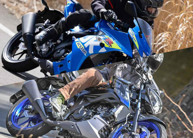 心臓部や骨格が同じでも別のバイクを生み出せる「共通プラットフォーム」って？, 同じプラットフォームとは思えないスタイルの異なる125ccスクーター3兄弟, 125ccロードスポーツはネイキッドスタイルとフルカウルスタイルの選べる2タイプ, スズキファンのためのWEBサイト！