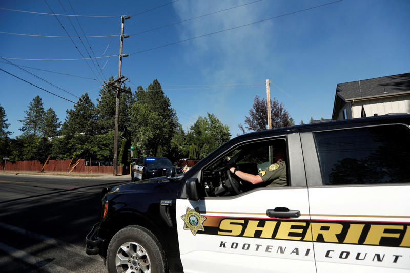 Idaho firefighters shot by sniper while responding to blaze