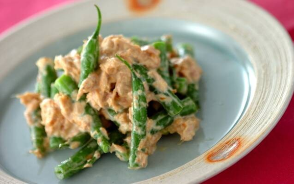 止まらない！ いんげんの簡単チーズの肉巻き, サヤインゲンの甘辛炒め, インゲンとオクラのゴマみそ和え, サヤインゲンのツナサラダ, インゲンのマヨスイートチリソース, インゲンのくったり煮, サヤインゲンのオイスター炒め