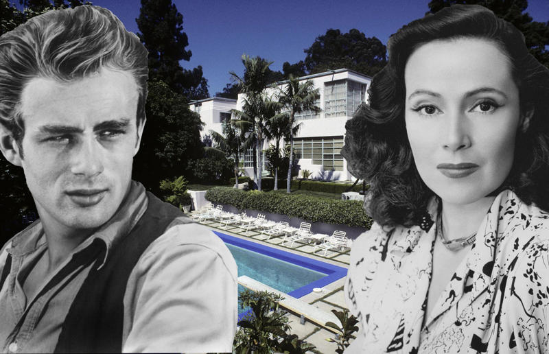 Inside the former homes of entertainment icons, Judy Garland's Bel Air bungalow, Dolores del Rio's bespoke love nest, Frank Sinatra's mid-century modern mansion, Howard Hughes' Spanish Revival mansion, Elizabeth Taylor's Beverly Hills mansion, Marilyn Monroe's would-be forever home, James Dean's Spanish-style hacienda, Lauren Bacall's Manhattan apartment, Cary Grant's romantic Palm Springs hideaway, Yvette Mimieux's Bel Air estate, Audrey Hepburn and Mel Ferrer's Colonial Estate, Marlene Dietrich's Beverly Hills rental, Carmen Miranda's Hollywood home