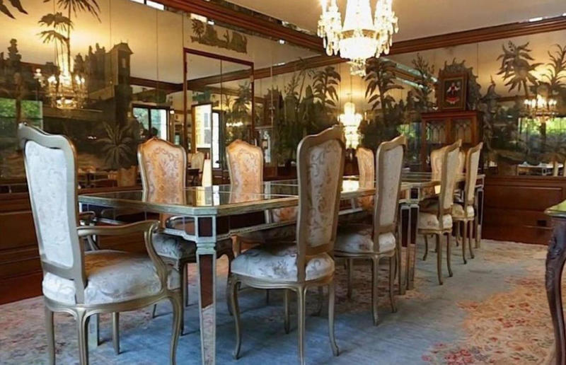 Inside the former homes of entertainment icons, Judy Garland's Bel Air bungalow, Dolores del Rio's bespoke love nest, Frank Sinatra's mid-century modern mansion, Howard Hughes' Spanish Revival mansion, Elizabeth Taylor's Beverly Hills mansion, Marilyn Monroe's would-be forever home, James Dean's Spanish-style hacienda, Lauren Bacall's Manhattan apartment, Cary Grant's romantic Palm Springs hideaway, Yvette Mimieux's Bel Air estate, Audrey Hepburn and Mel Ferrer's Colonial Estate, Marlene Dietrich's Beverly Hills rental, Carmen Miranda's Hollywood home