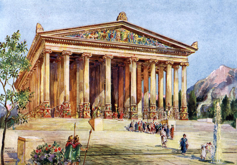 Opening doors, Ancient lists, A brief overlap, A wonder of utilitarian brilliance, A new structure, An architectural marvel, Temple of Artemis at Ephesus, The grand temple, Colossus of Rhodes, A fallen giant, The god of Olympia, A workshop’s memory, Ingenious irrigation, A competing theory, An eternal monument