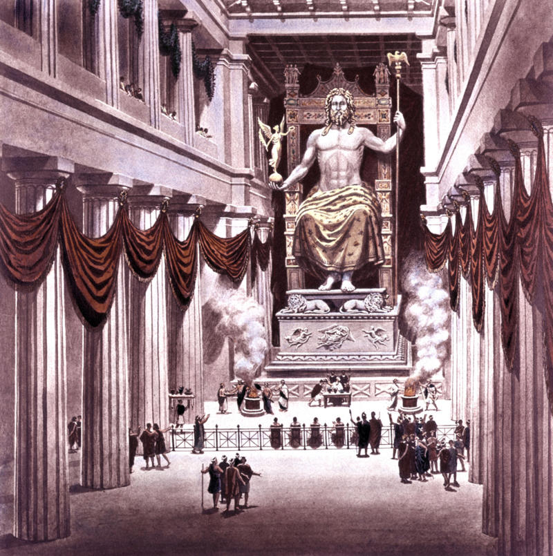 Opening doors, Ancient lists, A brief overlap, A wonder of utilitarian brilliance, A new structure, An architectural marvel, Temple of Artemis at Ephesus, The grand temple, Colossus of Rhodes, A fallen giant, The god of Olympia, A workshop’s memory, Ingenious irrigation, A competing theory, An eternal monument
