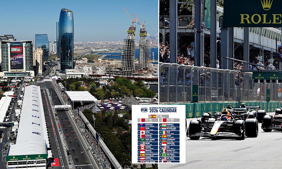 Formula One chiefs announce major update to 2026 calendar
