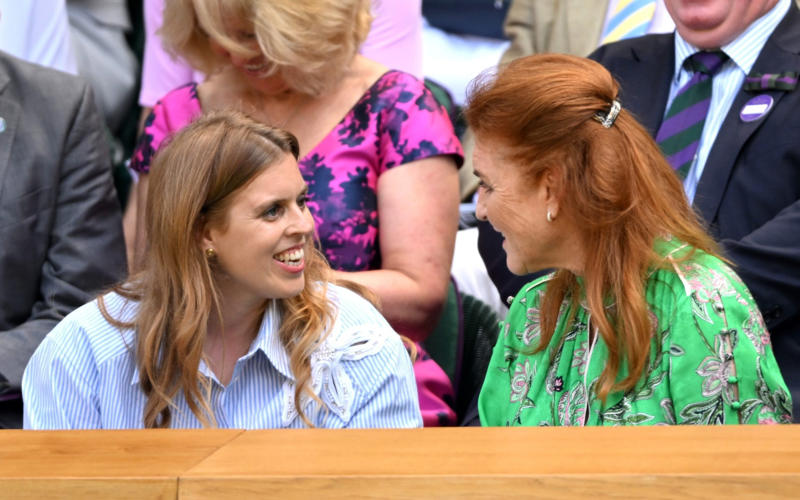 Princess Beatrice of York and Sarah Ferguson, Duchess of York Cate Blanchett, Rebel Wilson, Alexander Armstrong, Richard E. Grant, Judy Murray, Princess Beatrice, Eddie and Hannah Redmayne, Eddie Redmayne, David Beckham, Dame Joanna Lumley, Princess Beatrice of York and Sarah Ferguson, Duchess of York, Omari Douglas, Jackie Stewart, Sir Trevor McDonald, Kimberly Wyatt, Lord Frederick Windsor, Peter Salmon and Sarah Lancashire, Lady Gabriella Kingston, Isla Fisher, Laura Whitmore, Jessica Alba and her daughter Honor Warren, Denise Lewis, Maria Sharapova, Miquita Oliver, Angellica Bell, Angela Scanlon, Chris O'Dowd and Dawn O' Porter, Richard Osman and his wife Ingrid, Rochelle and Marvin Humes, Cliff Richard