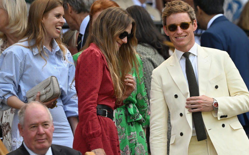 Princess Beatrice, Eddie and Hannah Redmayne Cate Blanchett, Rebel Wilson, Alexander Armstrong, Richard E. Grant, Judy Murray, Princess Beatrice, Eddie and Hannah Redmayne, Eddie Redmayne, David Beckham, Dame Joanna Lumley, Princess Beatrice of York and Sarah Ferguson, Duchess of York, Omari Douglas, Jackie Stewart, Sir Trevor McDonald, Kimberly Wyatt, Lord Frederick Windsor, Peter Salmon and Sarah Lancashire, Lady Gabriella Kingston, Isla Fisher, Laura Whitmore, Jessica Alba and her daughter Honor Warren, Denise Lewis, Maria Sharapova, Miquita Oliver, Angellica Bell, Angela Scanlon, Chris O'Dowd and Dawn O' Porter, Richard Osman and his wife Ingrid, Rochelle and Marvin Humes, Cliff Richard