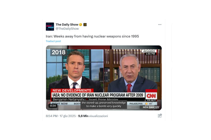 Netanyahu's rhetoric, Since 1995, A recollection of all of Netanyahu’s statements, Nuclear weapons before the year 2000?, 250 bombs in a decade, 'Messianic and apocalyptic cult', The 2012 Atomic Bomb Drawing, A recurring alert, 'They have the means to do it', A dangerous rhetoric, A top nuclear power themselves