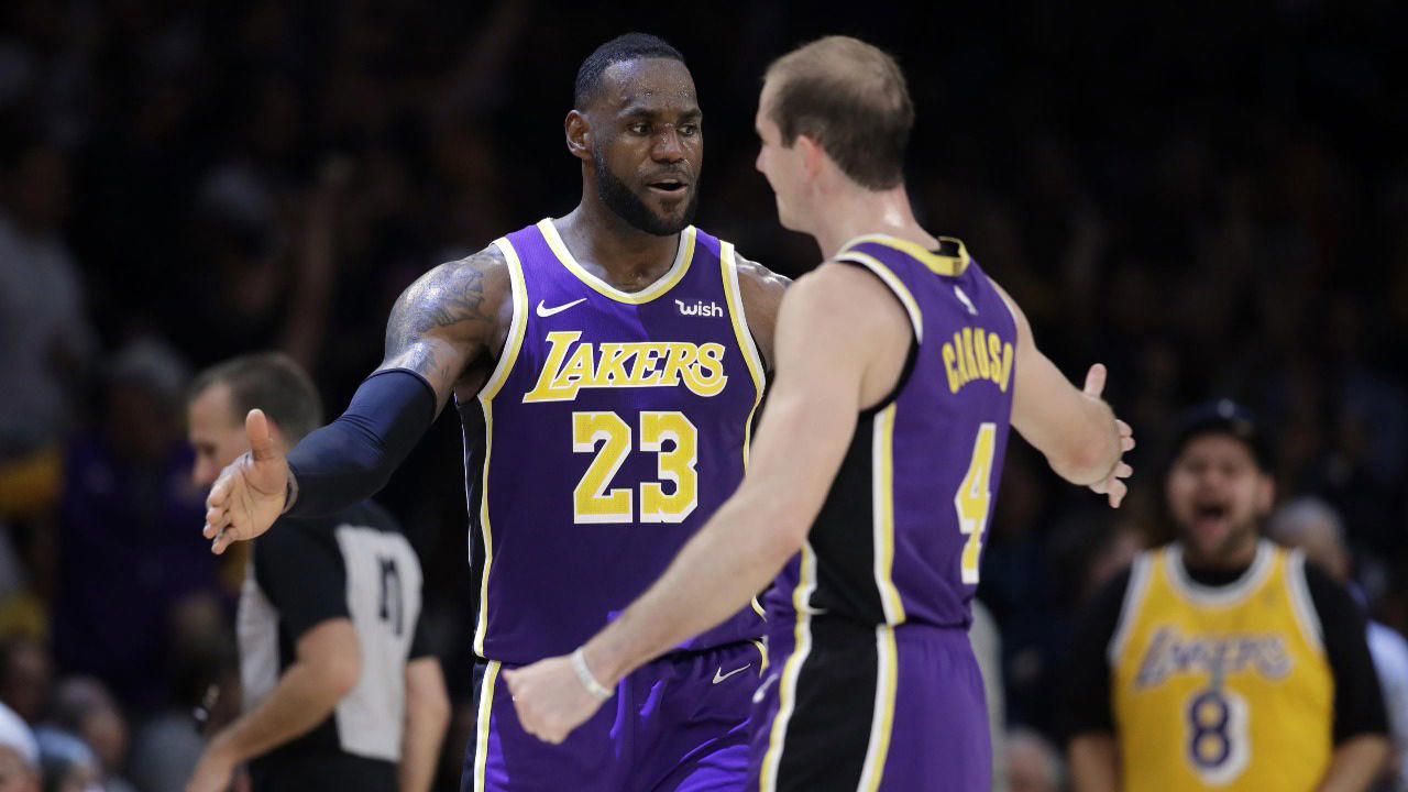 10. Alex Caruso 15. Zydrunas Ilgauskas, 14. Ben Wallace, 13. Rajon Rondo, 12. JR Smith, 11. Dwight Howard, 10. Alex Caruso, 9. Carmelo Anthony, 8. Shaquille O’Neal, 7. Kevin Love, 6. Luka Doncic, 5. Chris Bosh, 4. Ray Allen, 3. Anthony Davis, 2. Kyrie Irving, 1. Dwyane Wade
