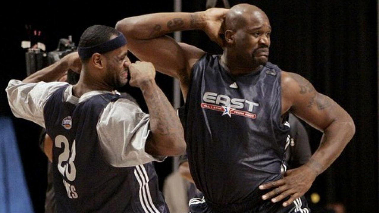 8. Shaquille O’Neal 15. Zydrunas Ilgauskas, 14. Ben Wallace, 13. Rajon Rondo, 12. JR Smith, 11. Dwight Howard, 10. Alex Caruso, 9. Carmelo Anthony, 8. Shaquille O’Neal, 7. Kevin Love, 6. Luka Doncic, 5. Chris Bosh, 4. Ray Allen, 3. Anthony Davis, 2. Kyrie Irving, 1. Dwyane Wade