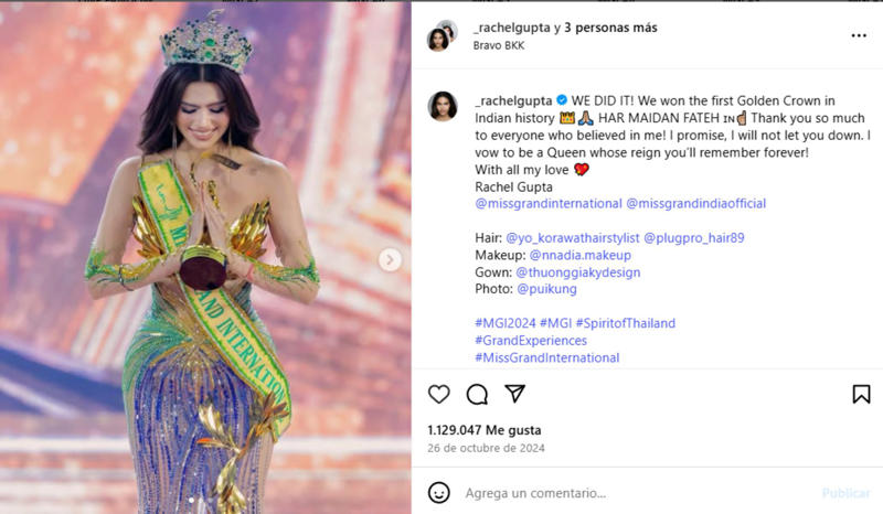 She gave up her 'Miss' crown, "I don't want to continue pretending anymore.", Big goals, Her family, her first support, Studies in psychology, Her journey in beauty pageants, A forced routine, His accommodation in Bangkok, The organization responded coldly