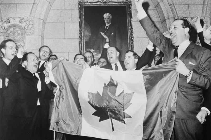 Our home and native land..., Much younger than you might think, Thank you, Mr. Pearson!, The red ensign, Fighting the good fight, Dominion no more, Union Jack or no Union Jack, A new flag for a new country, Looking for a signal, We have a winner!