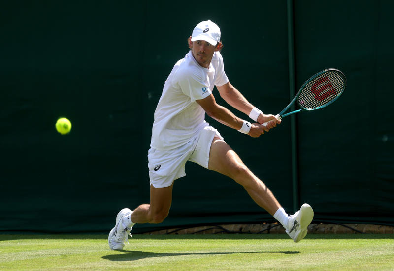 Wimbledon day 2 live, Jannik Sinner breaks, Krejcikova breaks early in second set, Britwatch, Jannik Sinner takes second set, Defending champion a set away from going home, Barbora Krejcikova serves to stay in set, Sinner one game away from second set, Sinner in cruise control in the second set, GB's George Loffhagen off to a flyer, Alexandra Eala one game away from first set, Alexandra Eala takes lead on Centre Court, Jannik Sinner breaks in the second set, Alexandra Eala breaks defending champion straight back, Jannik Sinner holds, Barbora Krejcikova begins title defence on Centre Court, Jannik Sinner takes the first set, Wimbledon day two live, Jannik Sinner a game way from first set, Wimbledon day two live, Wimbledon day two live, Jannik Sinner on serve early on, Wimbledon day two live, Game, set and match! Heather Watson ousted in first round, Jannik Sinner holds serve to start, Heather Watson in dire situation against Clara Tauson, Wimbledon day two live, Britain's Johannus Monday eliminated by Tommy Paul, Wimbledon day two live, Wimbledon day two live, Heather Watson drops second set as Clara Tauson tie goes the distance, Wimbledon day two live, Heather Watson races to first set!