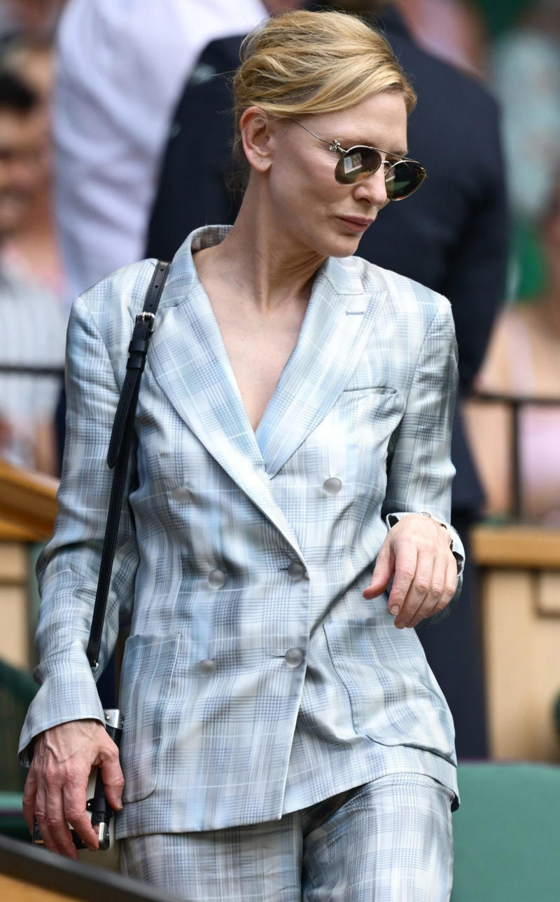 Cate Blanchett Cate Blanchett, Rebel Wilson, Alexander Armstrong, Richard E. Grant, Judy Murray, Princess Beatrice, Eddie and Hannah Redmayne, Eddie Redmayne, David Beckham, Dame Joanna Lumley, Princess Beatrice of York and Sarah Ferguson, Duchess of York, Omari Douglas, Jackie Stewart, Sir Trevor McDonald, Kimberly Wyatt, Lord Frederick Windsor, Peter Salmon and Sarah Lancashire, Lady Gabriella Kingston, Isla Fisher, Laura Whitmore, Jessica Alba and her daughter Honor Warren, Denise Lewis, Maria Sharapova, Miquita Oliver, Angellica Bell, Angela Scanlon, Chris O'Dowd and Dawn O' Porter, Richard Osman and his wife Ingrid, Rochelle and Marvin Humes, Cliff Richard