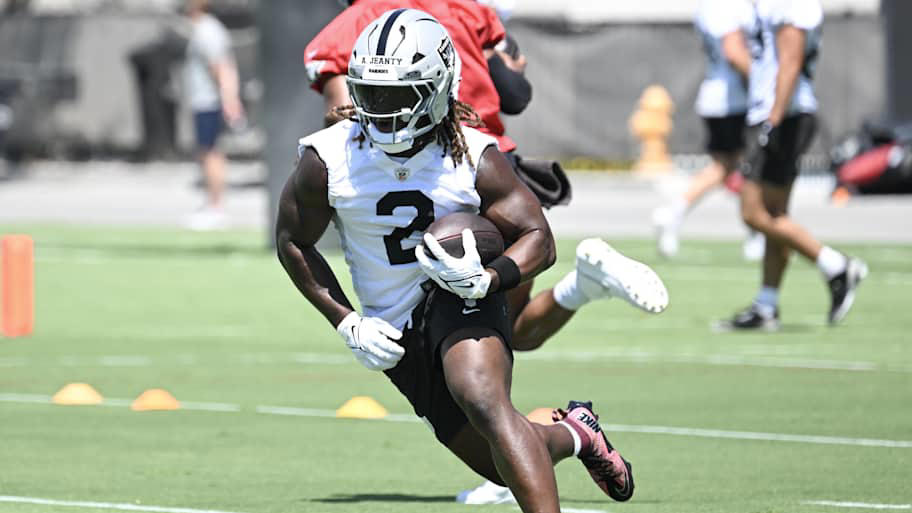 4. Isiah Pacheco, Kansas City Chiefs, 3. J.K. Dobbins, Denver Broncos, 2. Omarion Hampton, Los Angeles Chargers, 1. Ashton Jeanty, Las Vegas Raiders