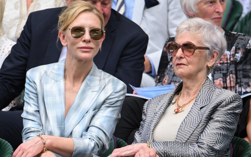 Cate Blanchett and June Blanchett Leslie Mann, Jordyn Blum and Dave Grohl, Dominic Cooper, Wimbledon spectators, Tom Daley, Guests on day three Wimbledon, Graeme Le Saux, Wimbledon guest with umbrella, Guests at Wimbledon, Sheila Hodgson and Roy Hodgson, Cate Blanchett and June Blanchett, Cate Blanchett, Rebel Wilson, Russell Crowe, Alexander Armstrong, Richard E. Grant, Jason Isaacs, Novak Djokovic poses with fans, Judy Murray, Mathew Horne, Princess Beatrice, Eddie and Hannah Redmayne, Eddie Redmayne, David Beckham, David Beckham Gareth Southgate, Dame Joanna Lumley, Princess Beatrice of York and Sarah Ferguson, Duchess of York, Katherine Waterston, Omari Douglas, Jackie Stewart, Sir Trevor McDonald, Clara Amfo, Lord Frederick Windsor, Peter Salmon and Sarah Lancashire, Kimberly Wyatt, Lady Gabriella Kingston, Raff Law and Rosa Ramirez, Isla Fisher, Laura Whitmore, Jessica Alba and her daughter Honor Warren, Denise Lewis, Maria Sharapova, Miquita Oliver, Angellica Bell, Angela Scanlon, Chris O'Dowd and Dawn O' Porter, Jade Holland Cooper, Richard Osman and his wife Ingrid, Rochelle and Marvin Humes, Cliff Richard