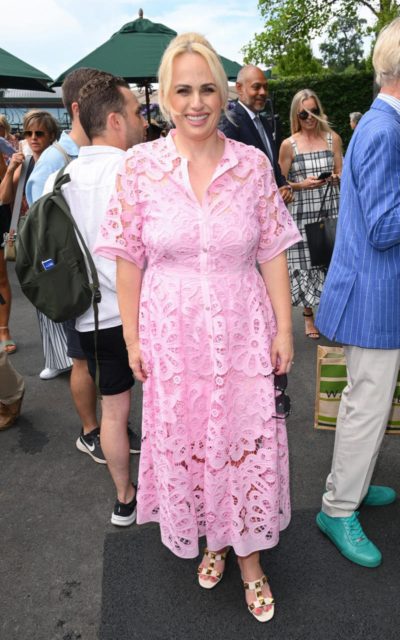 Rebel Wilson Cate Blanchett, Rebel Wilson, Alexander Armstrong, Richard E. Grant, Judy Murray, Princess Beatrice, Eddie and Hannah Redmayne, Eddie Redmayne, David Beckham, Dame Joanna Lumley, Princess Beatrice of York and Sarah Ferguson, Duchess of York, Omari Douglas, Jackie Stewart, Sir Trevor McDonald, Kimberly Wyatt, Lord Frederick Windsor, Peter Salmon and Sarah Lancashire, Lady Gabriella Kingston, Isla Fisher, Laura Whitmore, Jessica Alba and her daughter Honor Warren, Denise Lewis, Maria Sharapova, Miquita Oliver, Angellica Bell, Angela Scanlon, Chris O'Dowd and Dawn O' Porter, Richard Osman and his wife Ingrid, Rochelle and Marvin Humes, Cliff Richard