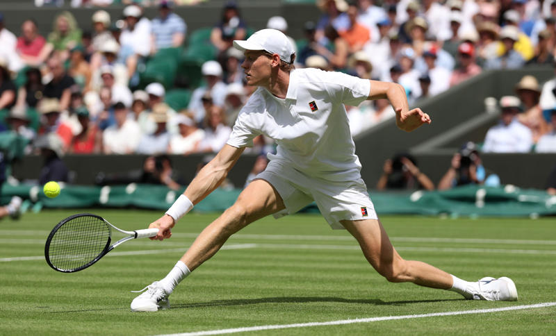 Wimbledon day 2 live, Jannik Sinner breaks, Krejcikova breaks early in second set, Britwatch, Jannik Sinner takes second set, Defending champion a set away from going home, Barbora Krejcikova serves to stay in set, Sinner one game away from second set, Sinner in cruise control in the second set, GB's George Loffhagen off to a flyer, Alexandra Eala one game away from first set, Alexandra Eala takes lead on Centre Court, Jannik Sinner breaks in the second set, Alexandra Eala breaks defending champion straight back, Jannik Sinner holds, Barbora Krejcikova begins title defence on Centre Court, Jannik Sinner takes the first set, Wimbledon day two live, Jannik Sinner a game way from first set, Wimbledon day two live, Wimbledon day two live, Jannik Sinner on serve early on, Wimbledon day two live, Game, set and match! Heather Watson ousted in first round, Jannik Sinner holds serve to start, Heather Watson in dire situation against Clara Tauson, Wimbledon day two live, Britain's Johannus Monday eliminated by Tommy Paul, Wimbledon day two live, Wimbledon day two live, Heather Watson drops second set as Clara Tauson tie goes the distance, Wimbledon day two live, Heather Watson races to first set!