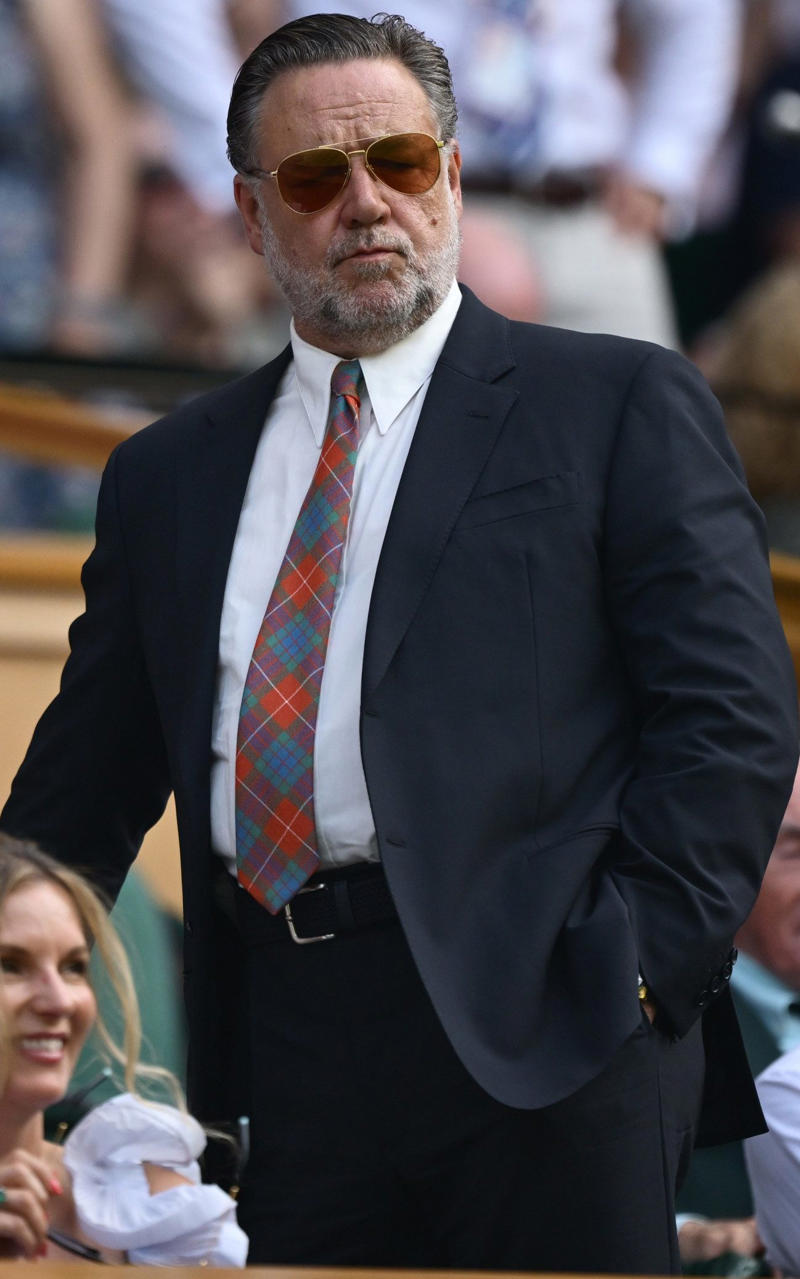 Russell Crowe Leslie Mann, Jordyn Blum and Dave Grohl, Dominic Cooper, Wimbledon spectators, Tom Daley, Guests on day three Wimbledon, Graeme Le Saux, Wimbledon guest with umbrella, Guests at Wimbledon, Sheila Hodgson and Roy Hodgson, Cate Blanchett and June Blanchett, Cate Blanchett, Rebel Wilson, Russell Crowe, Alexander Armstrong, Richard E. Grant, Jason Isaacs, Novak Djokovic poses with fans, Judy Murray, Mathew Horne, Princess Beatrice, Eddie and Hannah Redmayne, Eddie Redmayne, David Beckham, David Beckham Gareth Southgate, Dame Joanna Lumley, Princess Beatrice of York and Sarah Ferguson, Duchess of York, Katherine Waterston, Omari Douglas, Jackie Stewart, Sir Trevor McDonald, Clara Amfo, Lord Frederick Windsor, Peter Salmon and Sarah Lancashire, Kimberly Wyatt, Lady Gabriella Kingston, Raff Law and Rosa Ramirez, Isla Fisher, Laura Whitmore, Jessica Alba and her daughter Honor Warren, Denise Lewis, Maria Sharapova, Miquita Oliver, Angellica Bell, Angela Scanlon, Chris O'Dowd and Dawn O' Porter, Jade Holland Cooper, Richard Osman and his wife Ingrid, Rochelle and Marvin Humes, Cliff Richard