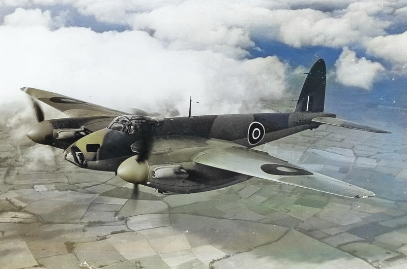 10: Gloster Gladiator, 9: Martin-Baker MB5, 8: Boulton Paul Defiant, 7: Westland Whirlwind, 6: Hawker Typhoon, 5: Bristol Beaufighter, 4: De Havilland Mosquito, 3: Hawker Hurricane, 2: Supermarine Spitfire, 1: Hawker Tempest