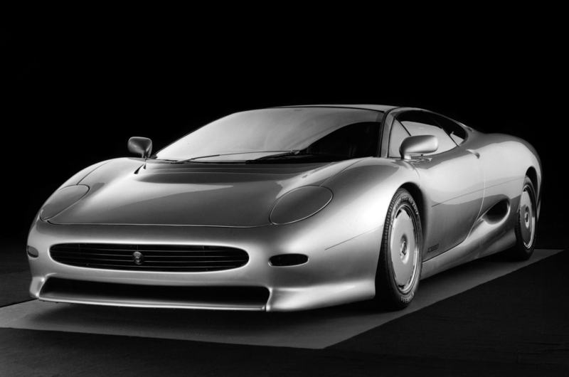 19. Jaguar XJ220 1. Bugatti EB110, 2. Jaguar XJ13, 3. Lamborghini 350GT, 4. Aston Martin DB7 V12, 5. Lagonda V12, 6. McLaren F1, 7. Auto Union D-type, 8. TVR Cerbera Speed 12, 9. BMW 850CSi, 10. Ferrari 125 S, 11. Jaguar XJ12, 12. Mercedes-Benz CLK GTR, 13. Ferrari 410 Superamerica, 14. Packard Twin-Six, 15. Lamborghini Miura, 16. Campbell-Railton Blue Bird, 17. Ferrari F50, 18. Yamaha OX99-11, 19. Jaguar XJ220, 20. Rolls-Royce Phantom III, 21. Jaguar XJR-15