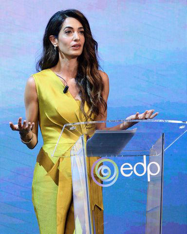 She was born in Lebanon and raised in England., She has three siblings., She’s a respected human rights lawyer., She’s a mom of twins., She uses her platform to spotlight global issues.