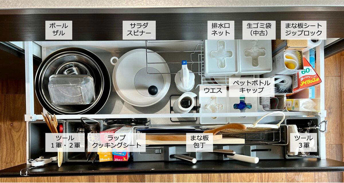 あえて丸見えのアイランドキッチンで、きれいの習慣をつける, コツ1：作業台の「出しっぱなしゼロ」を意識する, コツ2：「見せる」と「隠す」のメリハリ収納, コツ3：その都度リセット！「後でやろう」をなくすことで未来の自分がラクに