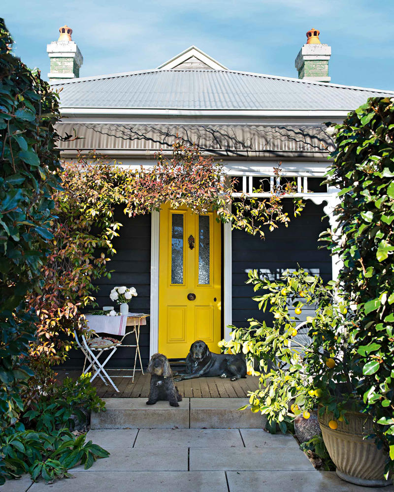 27 charming country home entryway ideas,      Wrought metal screen   ,      Light and bright   ,      Vintage art   ,      Pink door   ,      Cosy seating   ,      Hats off   ,      Antique church pew   ,      Hand-painted windows   ,      Rattan lamp shade   ,      Glass corridors   ,      Light-filled   ,      Gallery wall   ,      Soaring ceilings   ,      Weatherboard walls   ,      Checkerboard   ,      French doors   ,      Mudroom entrance   ,      Symmetrical plantings   ,      Built-in bench seat   ,      Statement runner   ,      Antique pieces   ,      Leadlight windows   ,      Small study nook   ,      Dark herringbone tiles   ,      All white   ,      Yellow door   ,      Dark timber joinery   