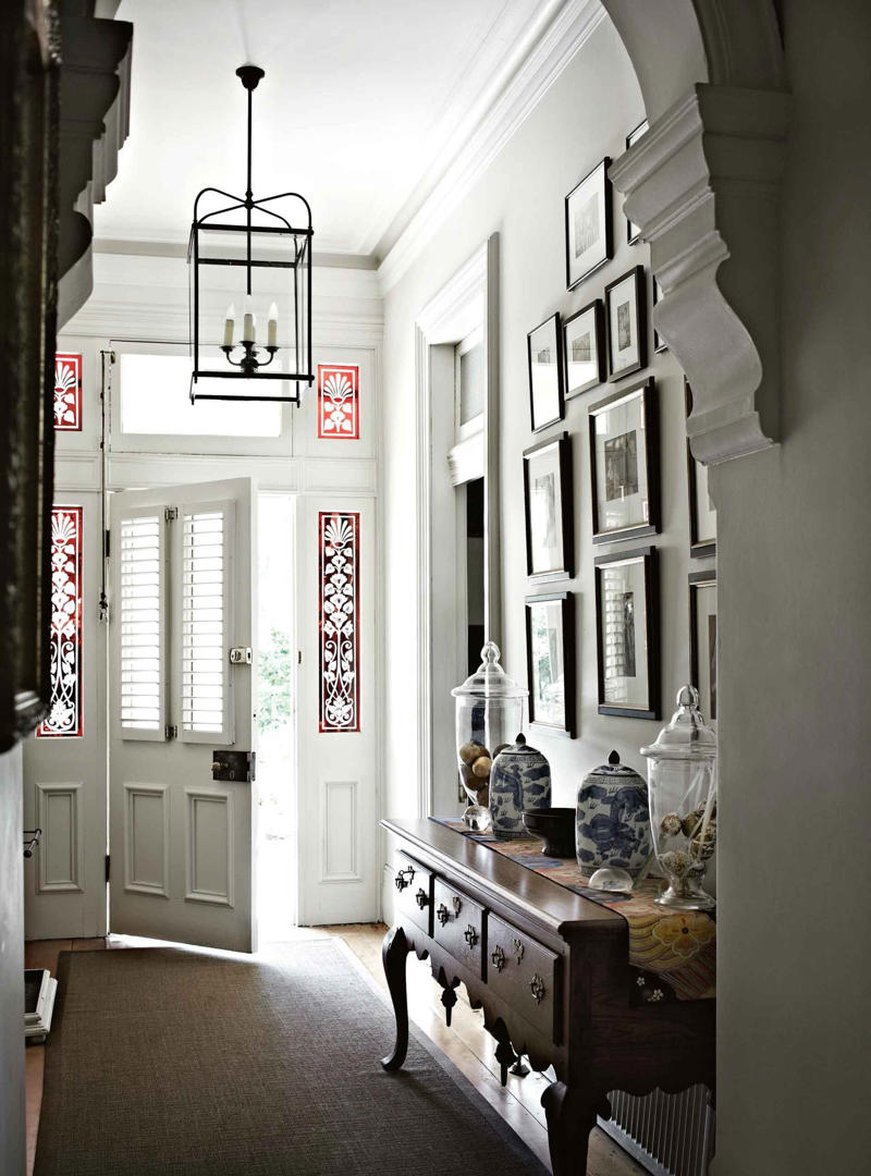 27 charming country home entryway ideas,      Wrought metal screen   ,      Light and bright   ,      Vintage art   ,      Pink door   ,      Cosy seating   ,      Hats off   ,      Antique church pew   ,      Hand-painted windows   ,      Rattan lamp shade   ,      Glass corridors   ,      Light-filled   ,      Gallery wall   ,      Soaring ceilings   ,      Weatherboard walls   ,      Checkerboard   ,      French doors   ,      Mudroom entrance   ,      Symmetrical plantings   ,      Built-in bench seat   ,      Statement runner   ,      Antique pieces   ,      Leadlight windows   ,      Small study nook   ,      Dark herringbone tiles   ,      All white   ,      Yellow door   ,      Dark timber joinery   