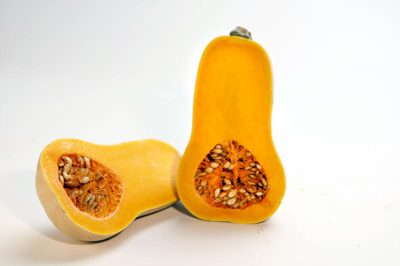 Butternut squash Butternut squash, Chocolate, Cucumber, Hazelnut-cocoa spreads, Hot sauce, Peanut butter, Potatoes, Stone fruit