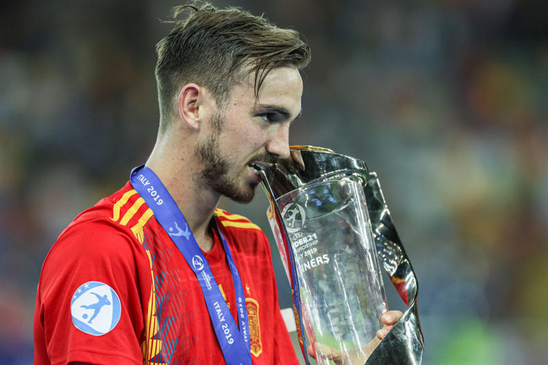 Fabian Ruiz (2019) A rising star, The winners, Petr Čech (2002), Alberto Gilardino (2004), Klaas-Jan Huntelaar (2006), Royston Drenthe (2007), Marcus Berg (2009), Juan Mata (2011), William Carvalho (2015), Dani Ceballos (2017), Fabian Ruiz (2019), Fabio Vieira (2021), Anthony Gordon (2023)