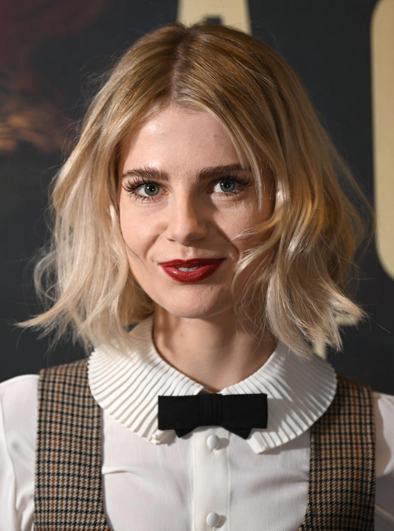 Choppy feathered bob Jaw-skimming bob, Shaggy layered bob, Side bangs French bob, A beach wave bob, The Italian bob, Coiffed bob, The angled lob, A full bang bob, Feathered bangs bob, A soft sweeping bob, Softly tousled layered bob, The asymmetric bob, The reverse A-line bob, The wavy curly bob, Thick rounded bob, A mini bob, Partially slicked bob, 60s-esque bob, Bob with feathered ends, Asymmetric coily bob, Softly face-framing bob, Spiky bob, Flat waved bob, Vintage bob, Choppy feathered bob, Grunge layered bob, Swept back curled bob, Voluminous curly bob, Micro bang bob, Side flipped bob, 70s bob with a twist, Center parted rounded bob, Vintage wave lob, Layered curly lob, Wet look bob, Modern feathered bob, Why Trust Cosmopolitan?