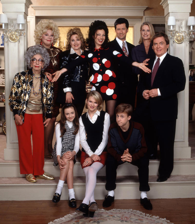 "Dragnet", "Sanford and Son", "Gilligan's Island", "The Cosby Show", "Mad About You", "Bewitched", "All in the Family", "Happy Days", "Family Ties", "Three's Company", "The Fresh Prince of Bel-Air", "The Wonder Years", "The Addams Family", "Full House", "The Andy Griffith Show", "The Nanny", "Cheers", "Friends"