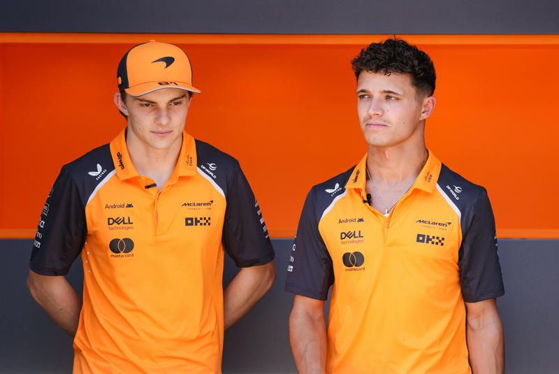F1 BRITISH GRAND PRIX - LATEST UPDATES, British Grand Prix Start Time: 3 p.m. BST, Charles Leclerc loses cool in foul-mouthed radio rant at British Grand Prix, Max Verstappen beats Britons to the punch with shock pole at Silverstone, "Quali used to be one of my strengths," Leclerc says post-quali, F1 grid: Starting positions for British Grand Prix, "I'm still happy with the third [place]," Norris says, Watch Verstappen's storming lap to claim pole in Silverstone, Bearman on 10-place grid penalty: “It horrible, I can only blame myself", Russell post-quali: "Anything other than sunshine", Zak Brown on Verstappen-Mercedes rumors: "There's something going on there", McLaren CEO clarifies "rules of engagement" for Silverstone Sunday, Verstappen: "It was good enough", Piastri says he was "happy with the first lap", "Not the top but still a good day," Norris says post-quali, British Grand Prix starting grid, Verstappen takes pole at Silverstone, Verstappen claims Silverstone pole in magical qualifying lap, Pole position projection is 1:24.8 as Norris and Piastri battle it, Verstappen remains in pit lane while everyone else takes the track, The top contenders head into the pits before pole-deciding performance, Piastri's purple performance as Hamilton splits McLarens, Q3 begins as Antonelli hit with three-place grid penalty, "No!" - Albon frustrated over Q2 performance, Ferrari leads McLaren and Verstappen ahead of final quali shoot-out, Both Williams exit qualifying in Q2, Hamilton sets blistering pace when he needs it most, Norris, Verstappen and Piastri all on out lap, "What's Antonelli doing," Alonso asks in Q2, Norris snags Q2 lead from rival Verstappen, 1:25.316 is the time to beat, Piastri and Verstappen set identical times, Verstappen takes the track first in Q2, "I struggled a bit with the grip," Colapinto says after Q1 exit, "I have no idea what happened," Lawson Q1 exit, Sainz moves out of Q1 exit danger, Verstappen tops Q1 with 1:25.886, "More slippery," Hamilton reports, Piastri first on track as rain intensifies, Watch Colapinto's huge moment in Q1, Green flag: Q1 session resumes, "Just stay calm," Russell tells Mercedes pit wall, Red flag break: Who is at risk?, Red flag flies while Colapinto loses the car, Hamilton fails to set solid lap, Rain reported with a 30 percent chance in Q1, And we're off: British GP qualifying begins, Could VCARB be the "best of the rest" during qualifying Saturday?, Umbrellas go up in the crowds as ever-changing weather remains uncertain, Haas' Silverstone upgrades bring hope amid Bearman penalty, The grandstands are filling up in Silverstone ahead of quali, How to watch the British Grand Prix qualifying, Ferrari is the one to beat in British GP qualifying, Despite Antonelli's "massive moment" in FP3, he is one to watch, British GP qualifying odds!, Watch Bearman's penalty-inducing FP3 moment, Bearman hit with 10-place grid penalty ahead of Sunday's British GP, The British GP through the years: Get to know your Silverstone history, Can Hamilton do it again?, Watch Bortoleto's FP3-ending moment ahead of qualifying, Amid Mercedes' surge of pace, Verstappen reports overshadow the British GP weekend, Just under two hours until qualifying begins, Tsunoda stuns with FP3 performance, The moment Oliver Bearman hit the barriers, FP3 top 10: Leclerc on top and Hamilton in 11th, Another rookies goes off: Bearman hits the wall as FP3 ends, Bortoleto in the gravel, ends session with red flag, Green flag flies: FP3 restarts at 12:31, A revolving door of leaders: Leclerc takes top place ahead of Piastri, Red flag flies as debris falls on track, Verstappen splits the two McLaren drivers, McLaren on top in FP3 with change of pace, "It's like a handbrake," Verstappen complains about the car's performance, Rain sprinkles in turn nine, reports Leclerc, Leclerc leads halfway through FP3, Bearman leaps to sixth with surge of pace, McLaren fails to break top five in FP3 as Antonelli takes fourth, Ferrari finds pace in FP3, followed by Mercedes and McLaren, "Wanting more," Williams team principal Vowles says, Purple sectors for home hero Hamilton, Who will top FP3? British drivers dominate their home weekend so far, FP3 kicks off qualifying Sunday with delayed 5 minute start, FP3 set to be a weather test for Mercedes, Missing out on world title would not be failure – Lando Norris, American Mayer announces candidacy for FIA president, Lando Norris reacts to fast FP2, Final times after 2nd practice, Final times after 2nd practice