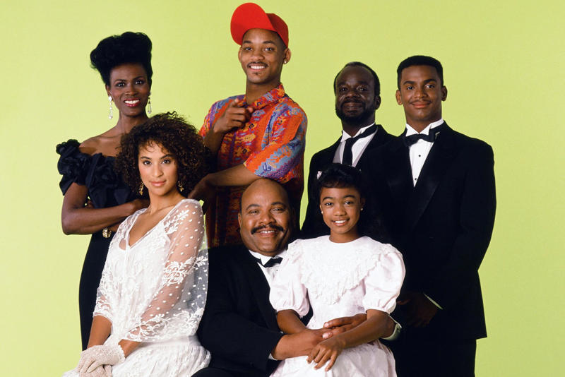 "Dragnet", "Sanford and Son", "Gilligan's Island", "The Cosby Show", "Mad About You", "Bewitched", "All in the Family", "Happy Days", "Family Ties", "Three's Company", "The Fresh Prince of Bel-Air", "The Wonder Years", "The Addams Family", "Full House", "The Andy Griffith Show", "The Nanny", "Cheers", "Friends"