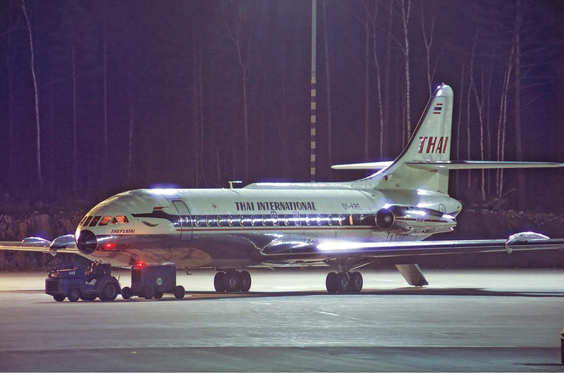 4: Sud Aviation SE 210 Caravelle 11: Boeing 747, 10: Focke-Wulf Fw 200 Condor, 9: Douglas C-47/DC-3, 8: Airbus A330 MRTT, 7: Boeing 737, 6: de Havilland Comet/Nimrod, 5: HFB 320 Hansa, 4: Sud Aviation SE 210 Caravelle, 3: Lockheed Constellation, 2: Vickers VC10, 1: Tupolev Tu-116