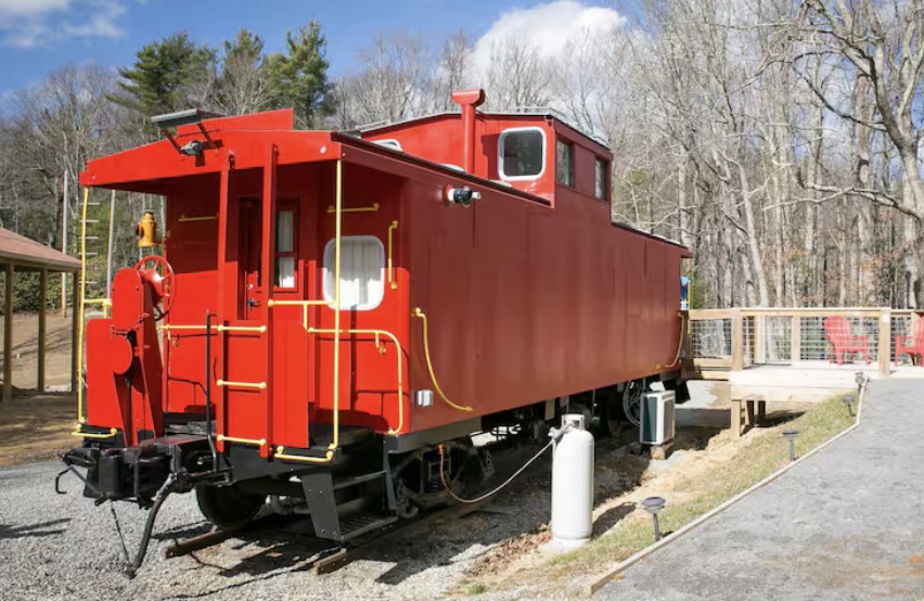The Mill House, Ponta Delgada, Portugal, Hobbit House, Sanger, California , River Forest Lookout in Blue Ridge, Georgia, Apple Ridge Farm Caboose, Copper Hill, Virginia , Forest Prescription in Dahlonega, Georgia, The Haines Shoe House, Yorkana, Pennsylvania, Houseboat in Baurech, France, My Old Kentucky Dome, Mount Washington, Kentucky , The Sonoma Spyglass, Sebastopol, California, The Mountain Yurt, Emigrant, Montana, Architectural Wonder in the Woods, Rhinebeck, New York, Unique and Secluded Airship, Drimnin, Scotland , Liveable Sculpture Condo, Rome, Italy , The Library at Camp Arden, Loon, New York, The Copper Fox Treehouse, Pownal, Maine , The Bloomhouse, Austin, Texas , Fairytale House, San Juan Teotihuacán, Mexico, Darkhorse Recording, Franklin, Tennessee, Shipwreck Stay, Salmon, Idaho , Luxe Chic Tiny Home, Williams, Arizona