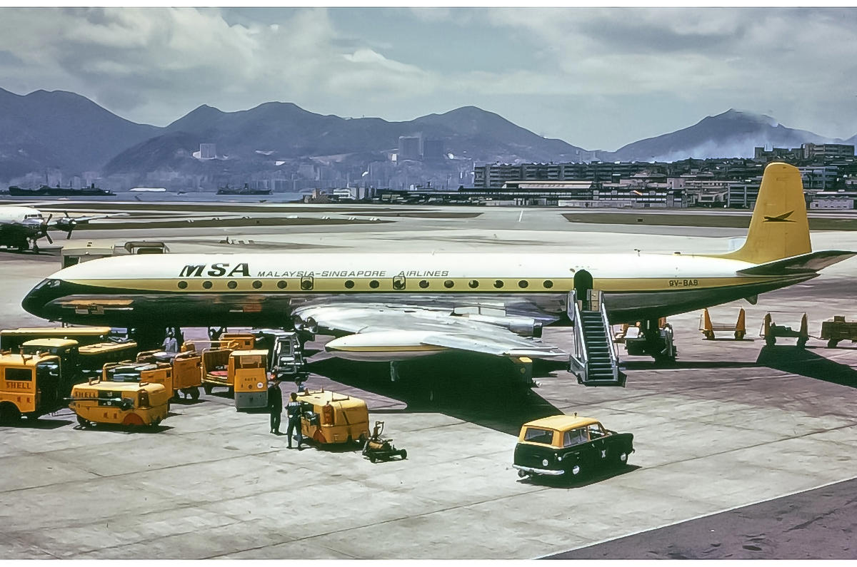 6: de Havilland Comet/Nimrod 11: Boeing 747, 10: Focke-Wulf Fw 200 Condor, 9: Douglas C-47/DC-3, 8: Airbus A330 MRTT, 7: Boeing 737, 6: de Havilland Comet/Nimrod, 5: HFB 320 Hansa, 4: Sud Aviation SE 210 Caravelle, 3: Lockheed Constellation, 2: Vickers VC10, 1: Tupolev Tu-116