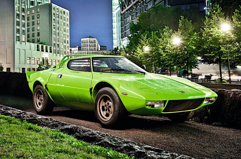 AC Cobra, Alpine A110, Alfa Romeo GTAm, Austin Seven, Austin-Healey 3000, Bentley Arnage, BMC Mini, BMW M3 E30, Buick Riviera (first generation), Cadillac Escalade, Chevrolet Corvette, Chrysler 300, Citroën DS, Datsun 240Z, De Tomaso Pantera, Dodge Charger Daytona, Ferrari F40, Fiat Nuova 500, Ford Model T, Hillman Imp, Hindustan Ambassador, Holden Maloo, Honda Civic Type R, Hummer H1, Jaguar E-Type, Lamborghini Countach, Lancia Stratos, Lincoln Continental (1970s), Lotus Elise, Mazda MX-5, Mercedes 300 SL Gullwing, Mitsubishi Evo, Nissan Skyline GT-R, Opel Manta, Peugeot 205 GTI, Porsche 911, Renault Clio, Rolls-Royce Phantom (seventh generation), Rover SD1, Seat Ibiza, Studebaker Avanti, Subaru Impreza, Tesla Model S, Toyota Land Cruiser, Vauxhall Lotus Carlton, Volkswagen Golf, Volvo 850