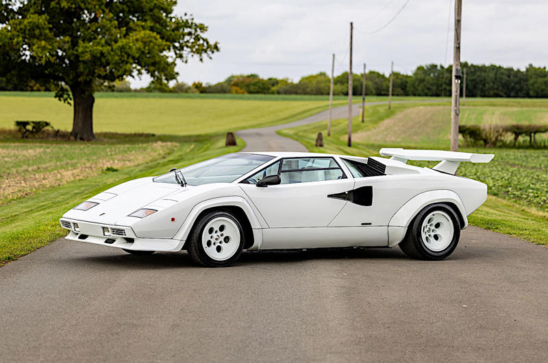 AC Cobra, Alpine A110, Alfa Romeo GTAm, Austin Seven, Austin-Healey 3000, Bentley Arnage, BMC Mini, BMW M3 E30, Buick Riviera (first generation), Cadillac Escalade, Chevrolet Corvette, Chrysler 300, Citroën DS, Datsun 240Z, De Tomaso Pantera, Dodge Charger Daytona, Ferrari F40, Fiat Nuova 500, Ford Model T, Hillman Imp, Hindustan Ambassador, Holden Maloo, Honda Civic Type R, Hummer H1, Jaguar E-Type, Lamborghini Countach, Lancia Stratos, Lincoln Continental (1970s), Lotus Elise, Mazda MX-5, Mercedes 300 SL Gullwing, Mitsubishi Evo, Nissan Skyline GT-R, Opel Manta, Peugeot 205 GTI, Porsche 911, Renault Clio, Rolls-Royce Phantom (seventh generation), Rover SD1, Seat Ibiza, Studebaker Avanti, Subaru Impreza, Tesla Model S, Toyota Land Cruiser, Vauxhall Lotus Carlton, Volkswagen Golf, Volvo 850