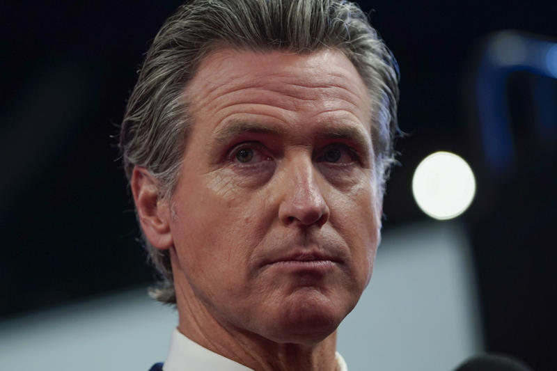 Governor Newsom at CNN Presidential Debate Governor Newsom at CNN Presidential Debate, Guardsmen facing protesters at federal building, Trump at roundtable on criminal justice reform, Marines guarding federal building in Los Angeles, Trump addressing Congress at Capitol, Newsom visiting storm-damaged Montecito area, Trump addresses Congress on early achievements, Protesters in Newark against Trump, Newsom speaks on flooded Tulare Lake