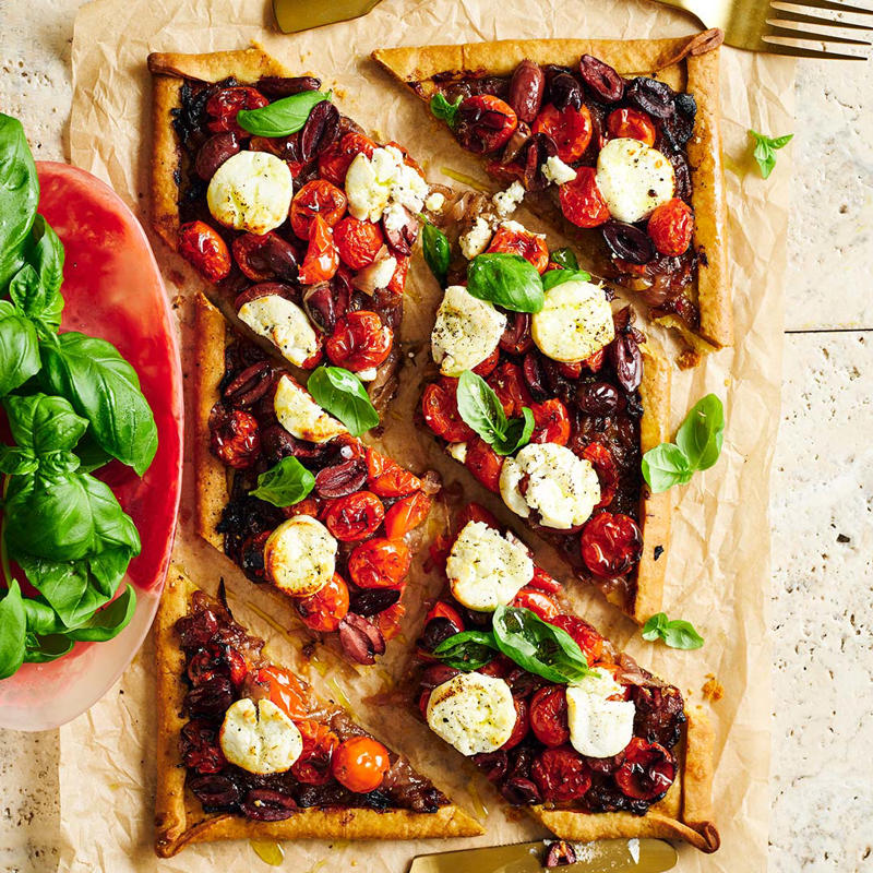 Smarter finger food ideas, How much finger food to serve, Be prepared for impromptu entertaining, Pre-dinner nibbles, What is a fancy finger food called?, Finger food ideas for your next party, Easy spanakopita pies , Chicken lettuce cups with green tahini dressing , Air fryer sausage rolls , Little chicken and leek pies , Air fryer popcorn-coated chicken with honey BBQ sauce , Espresso martini cocktail , Watermelon mocktail with strawberry & mint , Tomato & goat’s cheese pissaladière , Baked brie fondue on the barbecue , Air fryer zucchini balls with lemon yoghurt , How to make a classic mojito , Fried harissa-stuffed green olives , Salt and pepper squid , Bruschetta , Five-ingredient tomato fritters , Beef, haloumi and spinach borek , Roasted garlicky pumpkin and sage pies , Rosé sangria , Air fryer pickle chips with ranch dipping sauce , Spiced paneer and eggplant pakora , Crispy fried pork dumplings , Air fryer chicken nuggets , Arancini with tomato and balsamic sauce , Chocolate and smoked almond ice-cream sandwiches , Strawberry and elderflower mocktail , Spelt blini with hot smoked salmon and crème fraîche , Bread crisps with confit tomatoes , Baked brie with pine nut dukkah , Caramelised leek and brie tartlets , Bacon and cheese arancini , Mulled “wine” mocktail , Passionfruit and pineapple spritzer , Chicken and mango rice paper rolls , Poached eggs and smoked salmon on blini , Feta and spinach stuffed potato balls , Marinated baby bocconcini with prosciutto