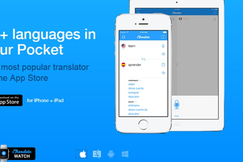 Google Maps, Duolingo, TripAdvisor, CurrencyConverter Plus, Adobe Lightroom, World Around Me, iTranslate, SkyAlert, MapQuest