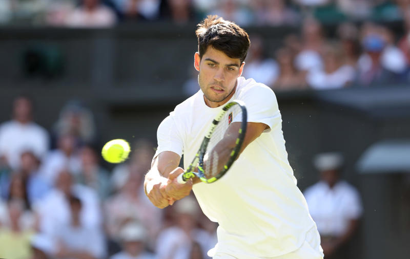 What time is Carlos Alcaraz’s match?, What time is Emma Raducanu’s match?, Wimbledon order of play for day 5 , Who else is in action on day 5?