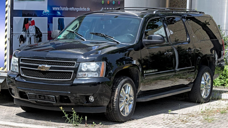 11. Chevrolet Suburban 1. Toyota Land Cruiser, 2. Honda Accord, 3. Toyota 4Runner, 4. Toyota Tacoma, 5. Lexus LS 400, 6. Subaru Outback, 7. Volvo 240, 8. Mercedes-Benz E-Class Diesel (W124), 9. Ford Crown Victoria, 10. Mazda MX-5 Miata, 11. Chevrolet Suburban, 12. Honda Civic, 13. Mercedes-Benz W123, 14. Honda CR-V, 15. Acura MDX, 16. Jeep Cherokee XJ, 17. Lexus GX 470, 18. Toyota Prius, 19. Nissan Frontier, 20. Chevrolet Silverado 1500