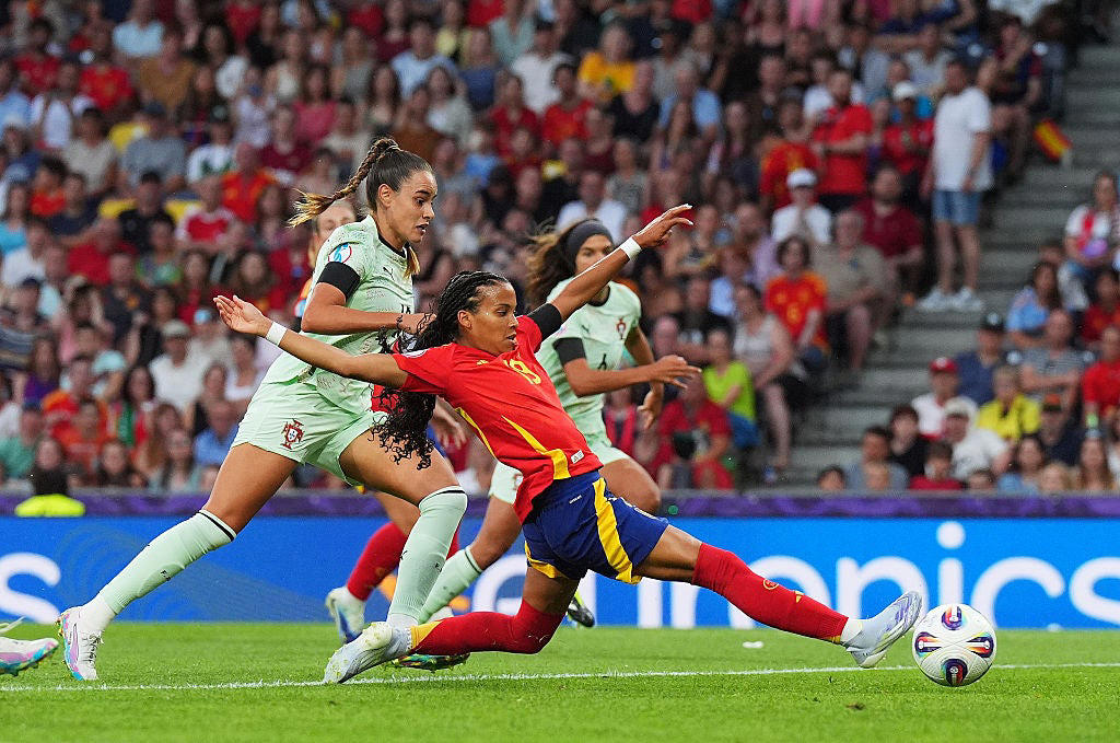Euro 2025: Latest scores and updates, 'Thank you for everything Diogo Jota', FULL TIME! Spain 5-0 Portugal, GOAL! Spain 5-0 Portugal, Spain 4-0 Portugal, Spain 4-0 Portugal, Spain 4-0 Portugal, Spain 4-0 Portugal, Half time: Spain 4-0 Portugal, HALF TIME! Spain 4-0 Portugal, GOAAAAL! Spain 4-0 Portugal, GOOOAL! Spain 3-0 Portugal, Spain 2-0 Portugal, Spain 2-0 Portugal, Spain 2-0 Portugal, GOOOOOAL! Spain 2-0 Portugal, GOOOOOAL! Spain 1-0 Portugal, Spain v Portugal: Moment of silence for Diogo Jota, Spain v Portugal, Uefa confirm moment of silence before Euro 2025 games, Portugal fans pay tribute to Diogo Jota at Euro 2025 game, Spain vs Portugal: Team news as Aitana Bonmati on the bench, ‘They stole it from us’: How Spain can reclaim their moment, Lionesses 'shocked' by Diogo Jota's death, FULL TIME! Belgium 0-1 Italy, Belgium 0-1 Italy, Portuguese Football Federation's tribute to Diogo Jota, GOAL! Belgium 0-1 Italy, Portugal's Jessica Silva pays heartfelt tribute to Diogo Jota, Euro 2025: Tributes paid to Diogo Jota, Good evening