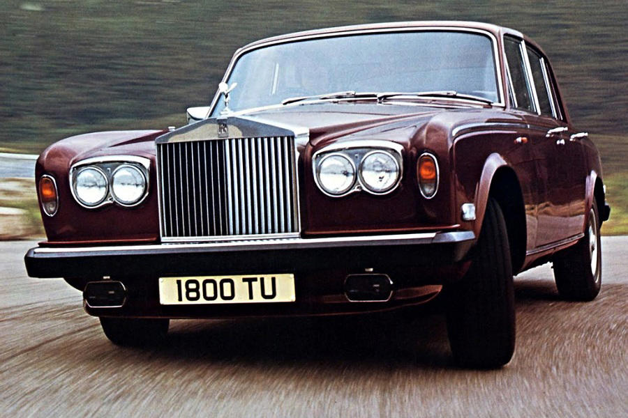 Rolls-Royce Silver Shadow The mighty V8 is falling., Aston Martin V8 Vantage, Bentley Arnage T, Cadillac CTS-V, Chevrolet Corvette, Daimler SP250, Dodge Challenger, Ferrari 355, Ford Mustang, Jaguar XJR, Jensen Interceptor, Lotus Esprit, McLaren P1, Mercedes-AMG C63, Morgan Plus 8, Porsche 928, Range Rover, Rolls-Royce Silver Shadow, Rover P5B, Toyota Land Cruiser, Vauxhall VXR8