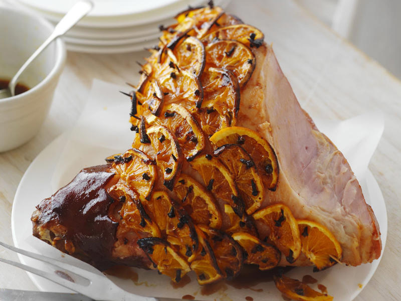 Popular orange varieties for these recipes, Orange recipes to try, Julie Goodwin’s orange almond cake , Flourless orange & white chocolate cake , Double-crumbed pork cotoletta with radicchio & orange salad , Whole orange slice , Orange and blueberry syrup cake , Sugar-free rosemary, labne and orange tart , Hummingbird slice with orange icing , Dark chocolate and orange Christmas slice , Cherry coconut and orange cake , Sweet pea, cinnamon and orange cake , Confit duck & candied orange salad , Chocolate parfait with orange salad , Beetroot and orange salad , Pan-fried fish with radicchio and orange salad , Blood-orange glazed ham , Blood orange hazelnut cake , How to make a chocolate orange ‘tiger’ bundt cake , Green salad with red currants & orange dressing , Orange, poppy seed & olive oil mug cake , Maple, mustard and orange glazed ham , How to choose the best oranges for these recipes, How to remove wax from oranges, Should oranges be stored in or out of the fridge?, How to segment an orange