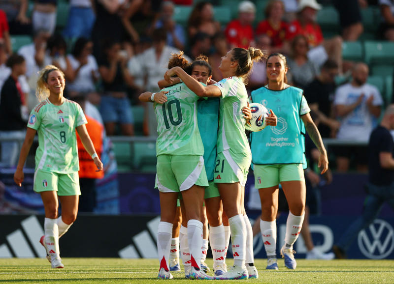 Euro 2025: Latest scores and updates, 'Thank you for everything Diogo Jota', FULL TIME! Spain 5-0 Portugal, GOAL! Spain 5-0 Portugal, Spain 4-0 Portugal, Spain 4-0 Portugal, Spain 4-0 Portugal, Spain 4-0 Portugal, Half time: Spain 4-0 Portugal, HALF TIME! Spain 4-0 Portugal, GOAAAAL! Spain 4-0 Portugal, GOOOAL! Spain 3-0 Portugal, Spain 2-0 Portugal, Spain 2-0 Portugal, Spain 2-0 Portugal, GOOOOOAL! Spain 2-0 Portugal, GOOOOOAL! Spain 1-0 Portugal, Spain v Portugal: Moment of silence for Diogo Jota, Spain v Portugal, Uefa confirm moment of silence before Euro 2025 games, Portugal fans pay tribute to Diogo Jota at Euro 2025 game, Spain vs Portugal: Team news as Aitana Bonmati on the bench, ‘They stole it from us’: How Spain can reclaim their moment, Lionesses 'shocked' by Diogo Jota's death, FULL TIME! Belgium 0-1 Italy, Belgium 0-1 Italy, Portuguese Football Federation's tribute to Diogo Jota, GOAL! Belgium 0-1 Italy, Portugal's Jessica Silva pays heartfelt tribute to Diogo Jota, Euro 2025: Tributes paid to Diogo Jota, Good evening