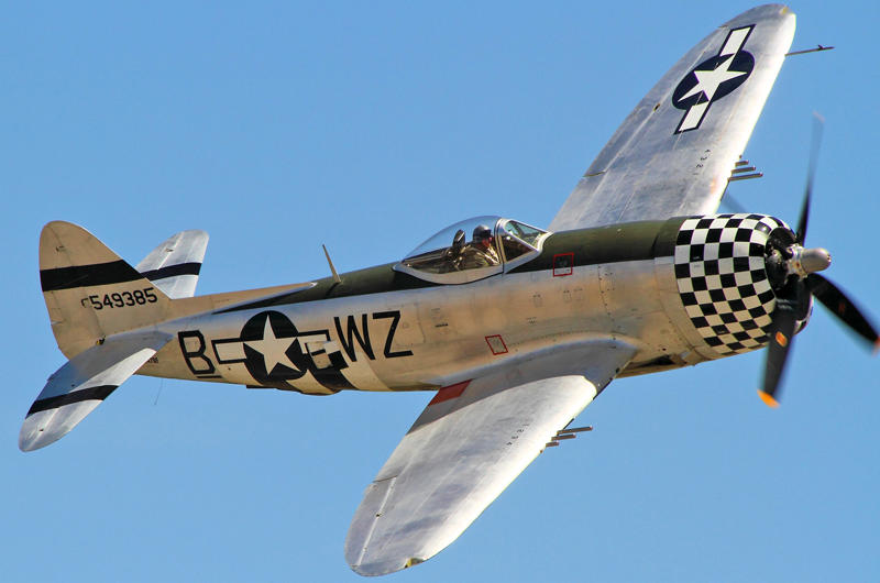 9: Republic P-47 Thunderbolt 10. de Havilland Mosquito (1940), 10: de Havilland Mosquito, 9: Republic P-47 Thunderbolt (1941), 9: Republic P-47 Thunderbolt, 8: Boeing B-17 Flying Fortress (1938), 8: Boeing B-17 Flying Fortress, 7: Douglas C-47/DC-3 (1935), 7: Douglas C-47/DC-3, 6: Mil Mi-24 ‘Hind’ (1969), 6: Mil Mi-24 'Hind', 5: Avro Shackleton (1949), 5: Avro Shackleton, 4: Grumman F-14 Tomcat (1970), 4: Grumman F-14 Tomcat, 3: A-10 Thunderbolt II, 3: F-4 Phantom II, 3: C-130 Hercules, 2: Tupolev Tu-95 ‘Bear’ (1952), 2: Tupolev Tu-95 'Bear', 1: Boeing B-52 Stratofortress (1952)